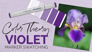 Color Theory for Alcohol Markers: Realistic Violet Blends (Stream Ep. 9)