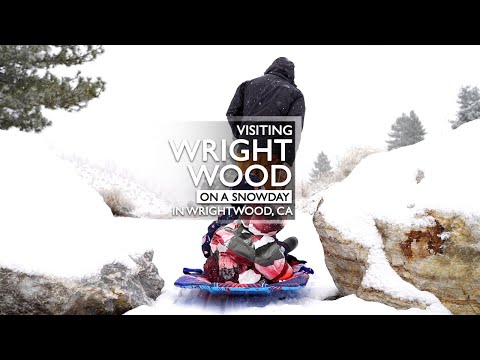 Wrightwood On A Snow Day With Kids Montage