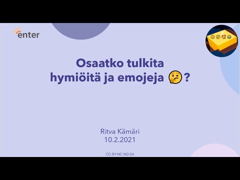 Osaatko tulkita hymiöitä ja emojeja? ;)