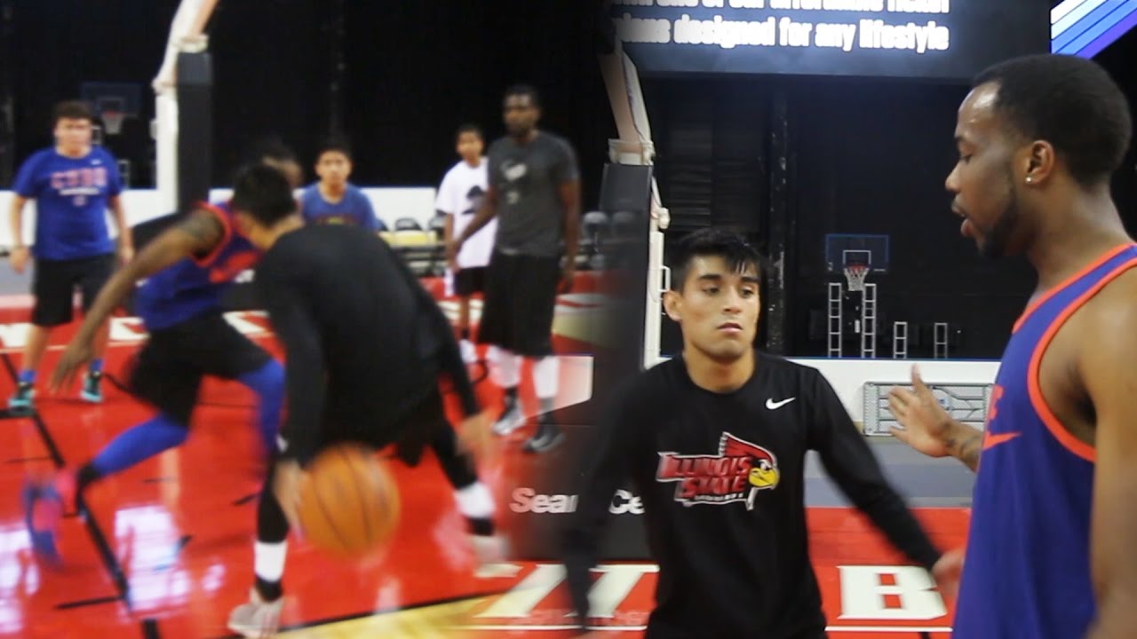 CashNasty GETS CROSSED OVER!! KARMA! HARD COMPETITIVE GAME OF 21 Vs 5! On NBA COURT