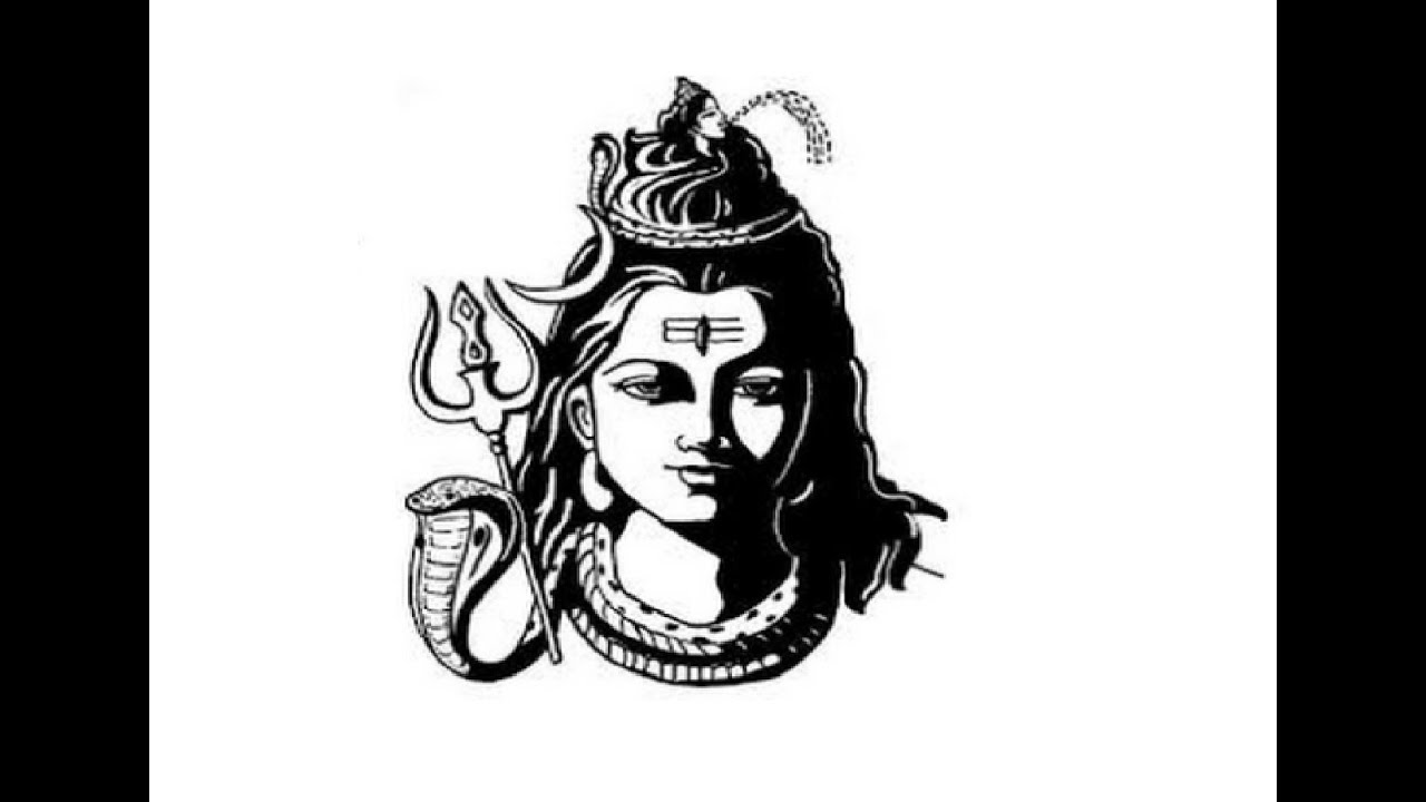 How to draw Lord shiva Face pencil drawing step by step - YouTube