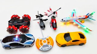 RC 3D Airbus A380 aeroplane Unboxng & Testing | Stunt Car' | Music Police Car Stunt Car Aircraft