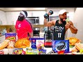 Eating The James Harden Diet & Workout For 24 Hours!