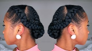 How to Snatch YO Hair Back into a Simple Braided Protective Hairstyle