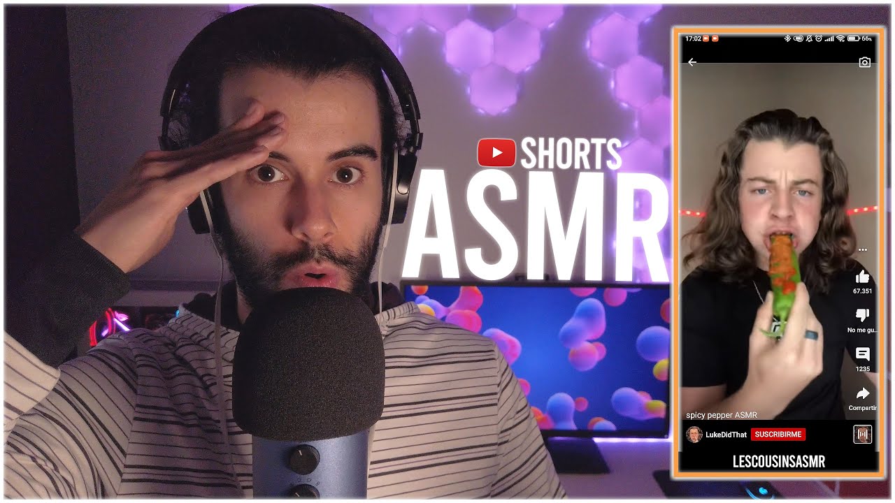ASMRtist reacciona a Youtube Shorts de ASMR - ASMR en Español