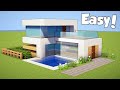 Minecraft kolay modern ev yapımı