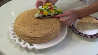 Декор для торта из живых цветов