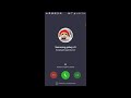 Samsung Grand Prime incoming call.