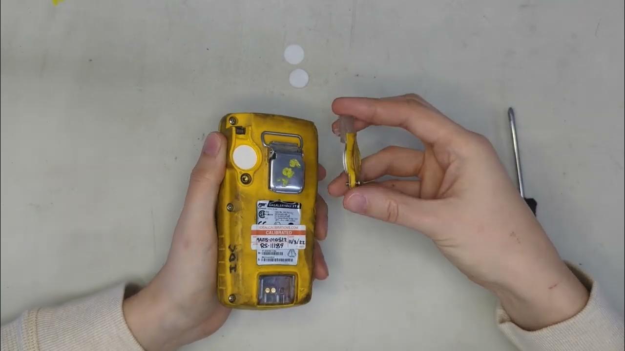 Filter replacement in the Honeywell BW Technologies GasAlertMax XT II