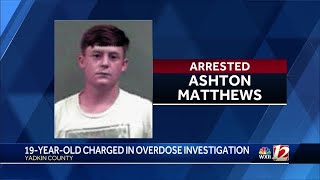 Yadkin County 19-year-old arrested for murder in overdose investigation
