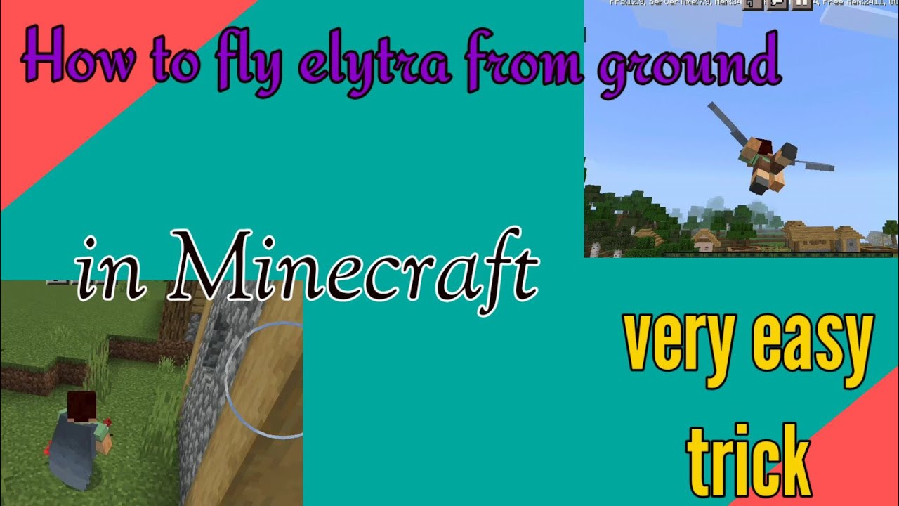 How to fly elytra in Minecraft Elytra ko Minecraft me kaise chalae ...