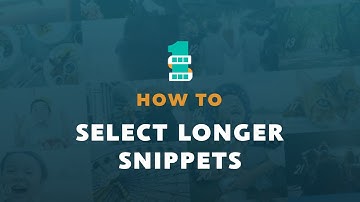 HOW TO SELECT LONGER SNIPPETS IN 1SE PRO | ANDROID