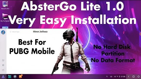 AbsterGo OS Lite 1.0 (Phoenix Os) - Best For Pubg - Android X86 - Very Easy Installation on Windows