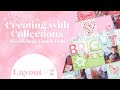 "Merry & Bright" - Creating with Collections Vol 5 - Scrapbook process