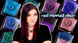 New Thermals Mooncat Songs Of Sirens Nail Polish Swatch Review Kelli Marissa