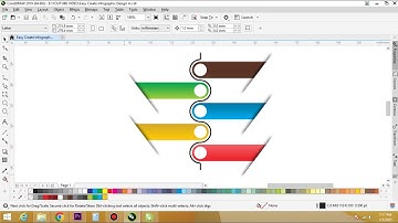 Easy Create Infographic Design in Coreldraw | CoreldrawFever Studio