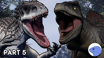 Giganotosaurus vs Indominus Rex | Animation (Part 5)