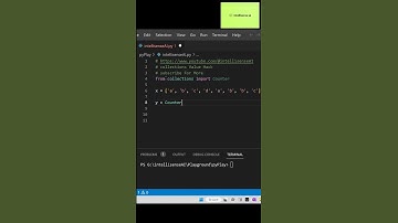 Counting elements in a list using the Counter class in Python #shorts #hacker