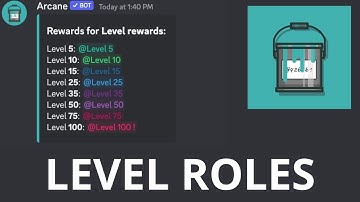 How to make level roles on discord with the arcane bot | 2023