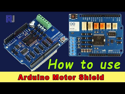 Using Arduino Motor Shield to control 2 DC motors L298P