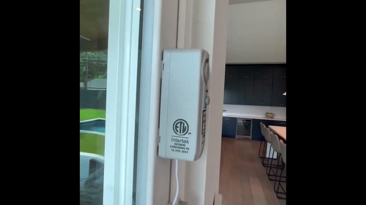 Home Builder Demo of Techko Safe Pool Alarms YouTube