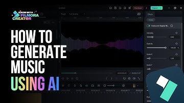 How To Generate Music Using AI & Visualize It | Filmora