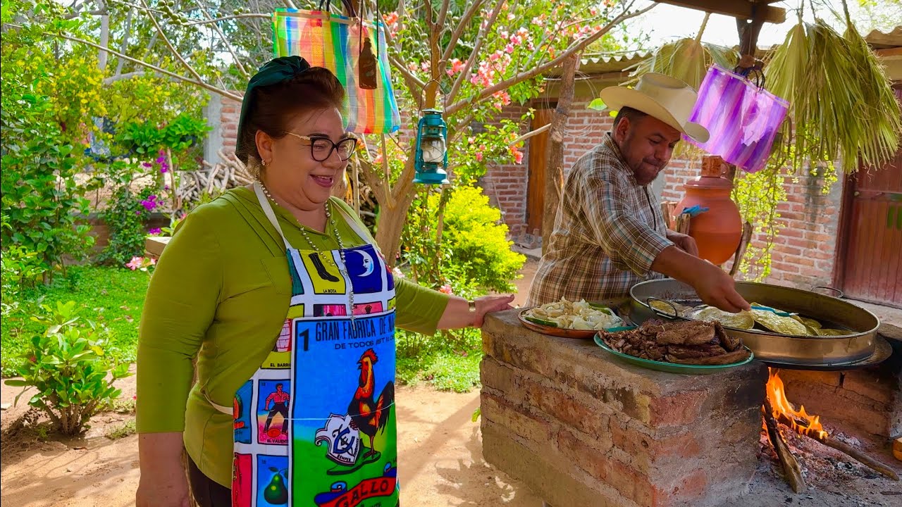 Tacos deliciosos a la leña ¡¡Te van a encantar!! || Ay Nomas