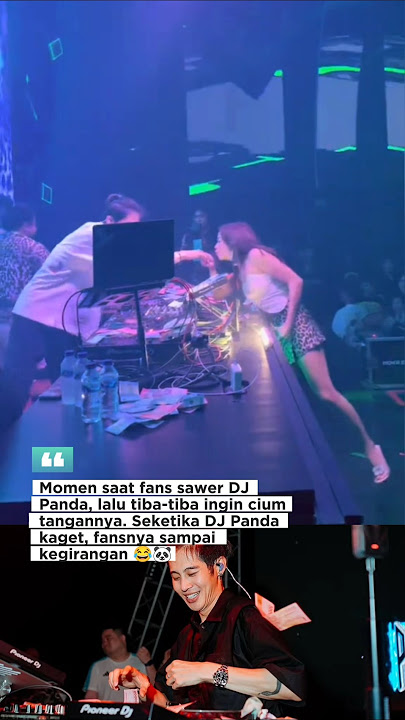 DJ Panda Kaget Ingin Dicium Tangannya oleh Fans 😂#djpanda #shortvideo #artist #viralvideo