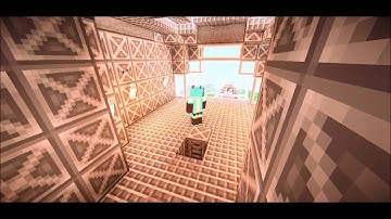 Minecraft space station timelapse