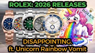 2026 ROLEX RELEASES: DISAPPOINTING!!! (as if the Oyster Perpetual didn't turn 100 years old) #rolex