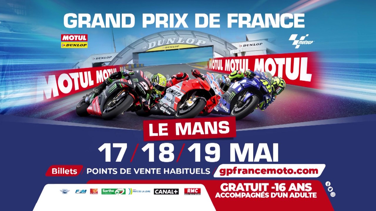 Spot TV Grand Prix de France Moto 2019 - YouTube