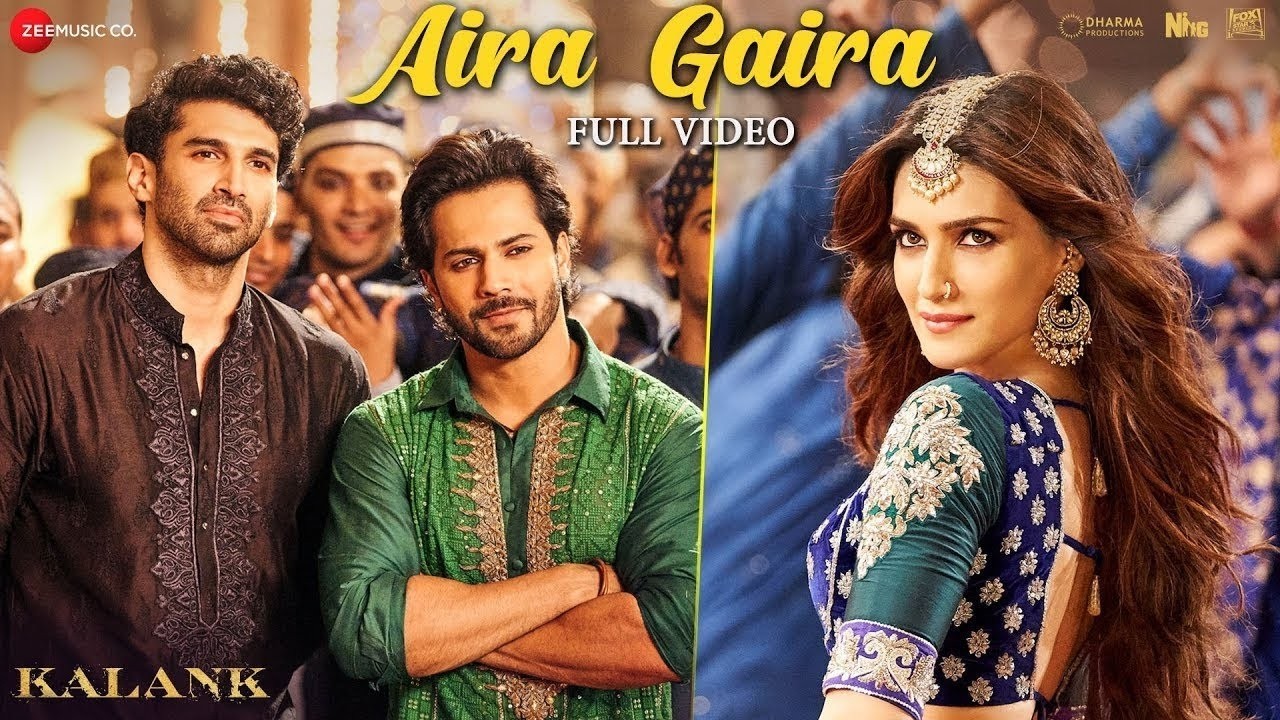 Aira Gaira - Full Video | Kalank | Kriti Varun Aditya Alia | Antara Javed Tushar | Pritam | Amitabh