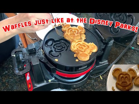 Enjoy Disney Waffles at Home with this Exclusive Waffle Maker!