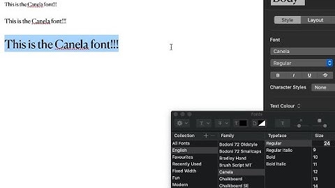 How to Add New Fonts in MacOS Catalina