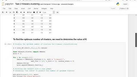 Prediction using Unsupervised Machine Learning (Level - Beginner)