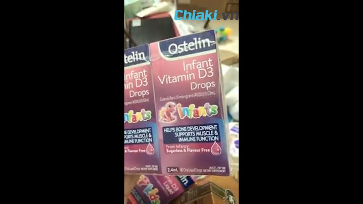 Hướng dẫn sử dụng ostelin vitamin d