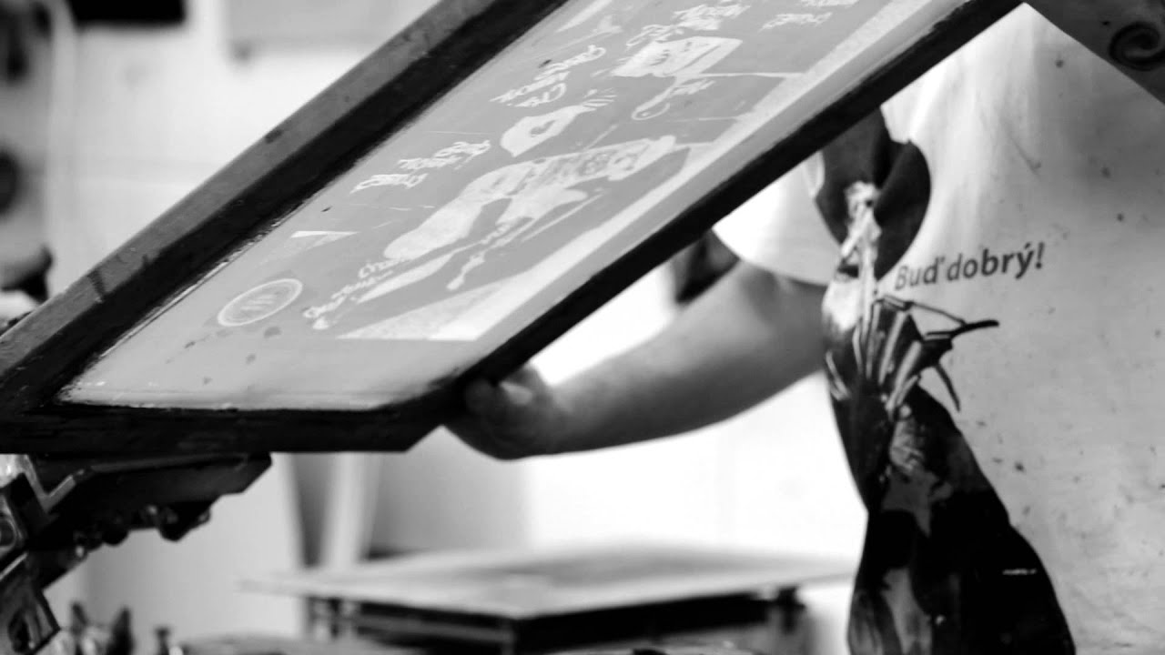Screenprint Animation The art of screenprint - YouTube