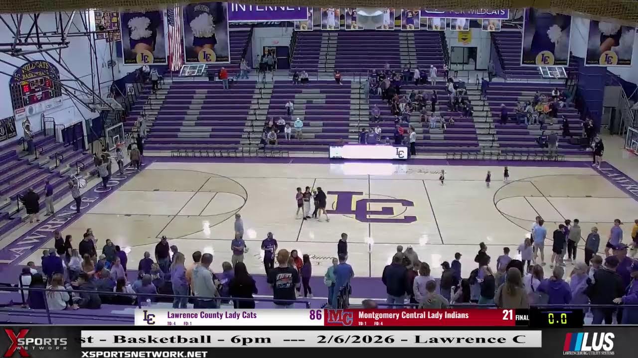 Lawrence County vs Montgomery Central - Women's Basketball - Region 6AAA Quarterfinal