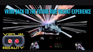 VR180 Back To The Future Ride VRCHAT (Bass Boosted) (Use VR Headset)