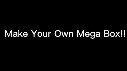 How To Make Your Own Mega Box!!!! Mineplex Part 6