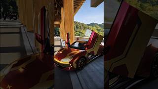 XPeng P7 Wing Edition Wrapped Like Iron Man! 🏎️💥 #carshorts #automobile #cars #carwow