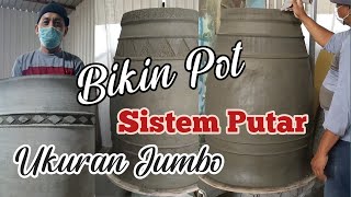 Cara Bikin Pot Ukuran  Besar || How To Make  Large Size  Pots