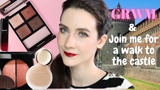 MILAN VLOG | GRWM | Using new Makeup | Chanel | Dior | Spring 2021 makeup | Visiting Sforza Castle