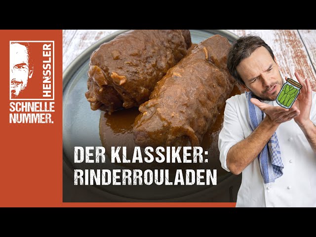 Schnelles Rinderrouladen Rezept von Steffen Henssler 