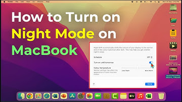 How to Enable/Schedule Night Shift on MacBook