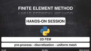 2D FEM in Python - Discretization: Uniform Mesh