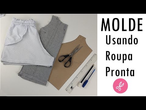 💡Como Fazer Moldes a Partir de Roupas Prontas