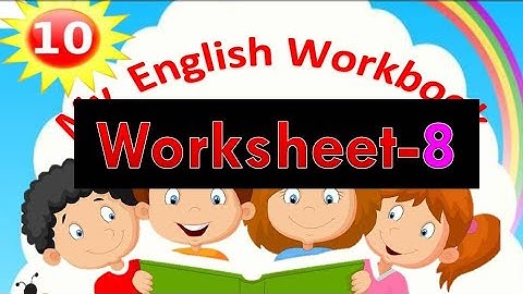 English workbook class 10| pseb| Worksheet 8 solved