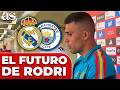 RODRI deja su FUTURO en el aire al ser preguntado por el REAL MADRID