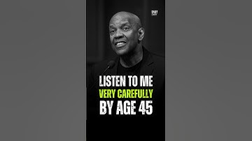 Listen TO Me Very Carefully By Age 45 - Denzel Washington #motivation #denzelwashington #shorts